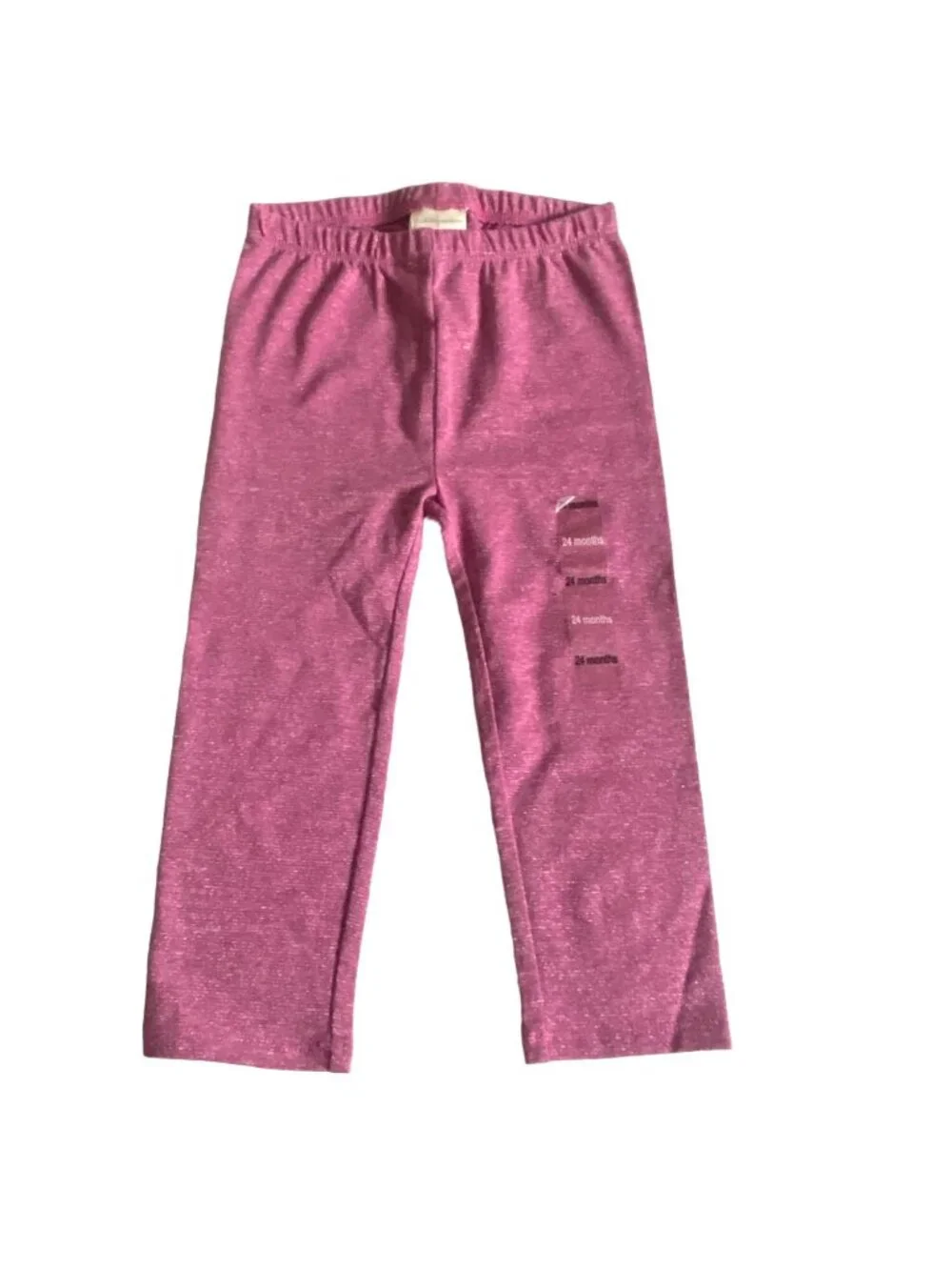 First Impressions Infant Toddler Girls Pull On Leggings-Purple/Sparkles-24 Month